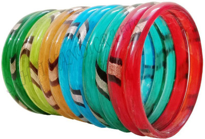 Sahvi handicrafts Glass Bangle Set(Pack of 12)