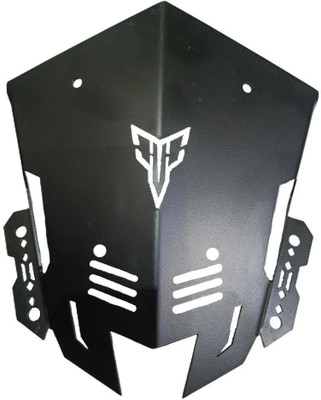 Sms traders MT15 Metal Visor Bike Windshield