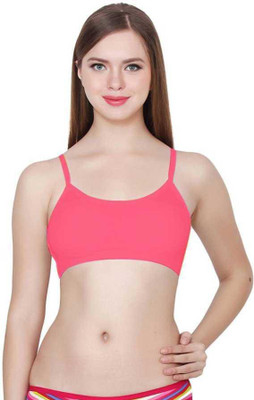 TARIDO FASHION Women Cage Bra Non Padded Bra(Pink)