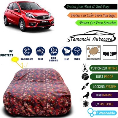 Tamanchi Autocare Car Cover For Honda Brio(Multicolor)