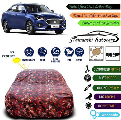 Tamanchi Autocare Car Cover For Maruti Suzuki Swift Dzire(Multicolor)