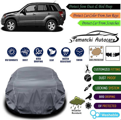 Tamanchi Autocare Car Cover For Maruti Suzuki Grand Vitara(Grey)