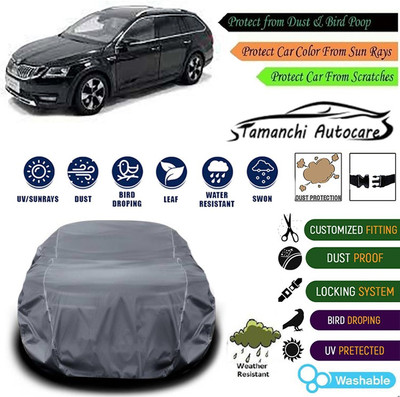 Tamanchi Autocare Car Cover For Skoda Octavia Combi(Grey)
