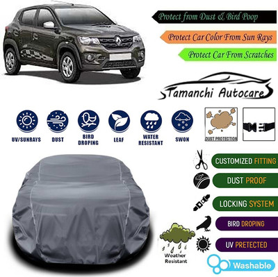 Tamanchi Autocare Car Cover For Renault Kwid(Grey)