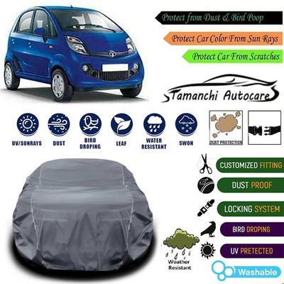 Tamanchi Autocare Car Cover For Tata Nano(Grey)