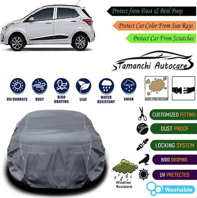 Tamanchi Autocare Car Cover For Hyundai Grand i10(Grey)
