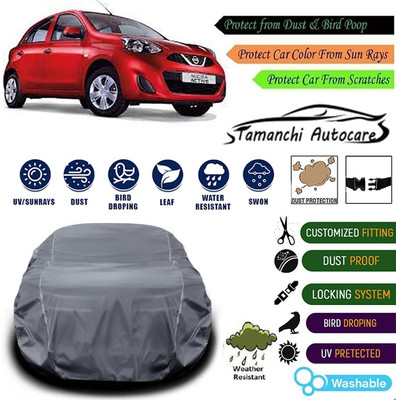 Tamanchi Autocare Car Cover For Nissan Micra Active(Grey)
