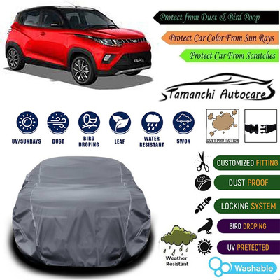 Tamanchi Autocare Car Cover For Mahindra KUV100(Grey)
