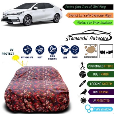 Tamanchi Autocare Car Cover For Toyota Corolla Altis(Multicolor)