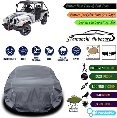 Tamanchi Autocare Car Cover For Mahindra Universal For Car(Grey)