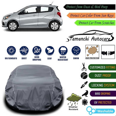 Tamanchi Autocare Car Cover For Chevrolet Spark(Grey)