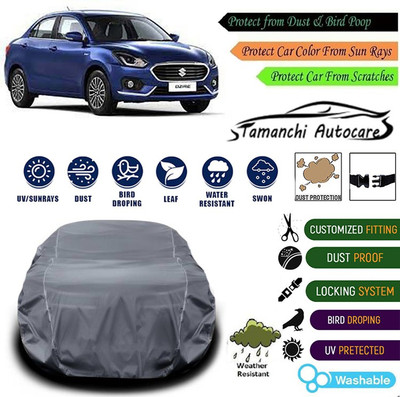 Tamanchi Autocare Car Cover For Maruti Suzuki Swift Dzire(Grey)