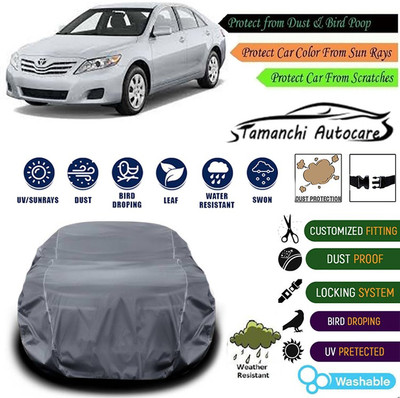 Tamanchi Autocare Car Cover For Toyota Universal For Car(Grey)