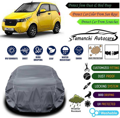 Tamanchi Autocare Car Cover For Mahindra Reva(Grey)