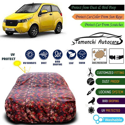 Tamanchi Autocare Car Cover For Mahindra e2o(Multicolor)