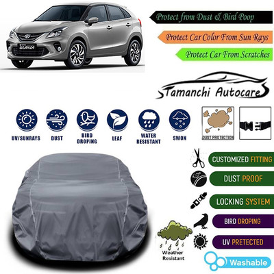 Tamanchi Autocare Car Cover For Toyota Glanza(Grey)
