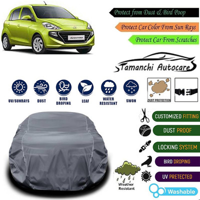 Tamanchi Autocare Car Cover For Hyundai Universal For Car(Grey)