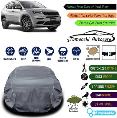 Tamanchi Autocare Car Cover For Jeep Universal For Car(Grey)
