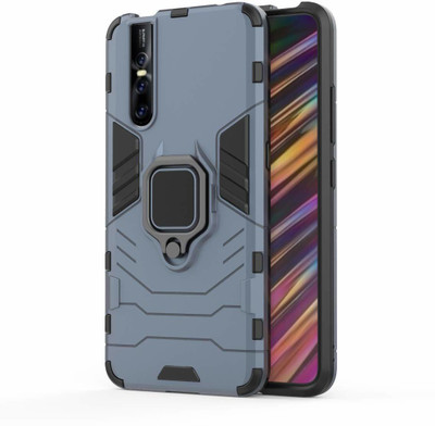 SMARTPOCKET Back Cover for VIVO V15 PRO(Blue, Rugged Armor, Pack of: 1)