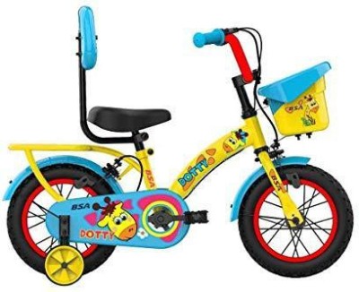 BSA CHAMP Dotty 14T BICYCLE for Kids (Age 3 to 5 Years, Canary Yellow) 14 T Road Cycle(Single Speed, Yellow)