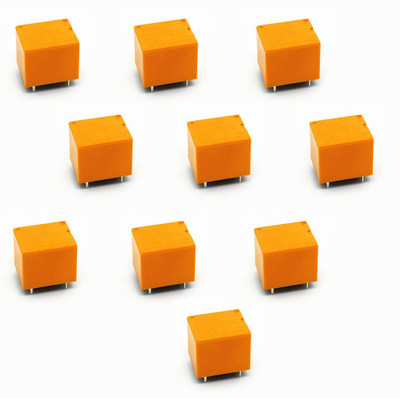 geeta enterprises (Pack of 10) Mini 12V DC Power Relay SRD-12VDC-SL Electronic Components Electronic Hobby Kit