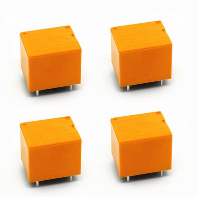 geeta enterprises (Pack of 4) Mini 12V DC Power Relay SRD-12VDC-SL Electronic Components Electronic Hobby Kit