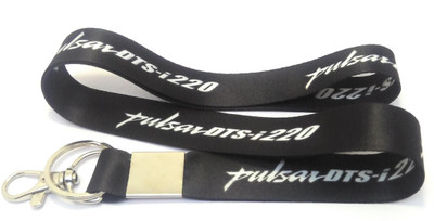 Key Era Pulsar Dts-i220 Id Tag Holder Fabric Key Chain Lanyard(black)