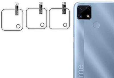 DAFFIN Back Camera Lens Glass Protector for realme c25(Pack of: 3)