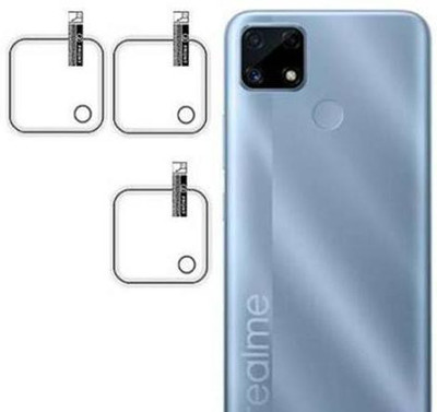 DAFFIN Back Camera Lens Glass Protector for realme c25(Pack of: 3)