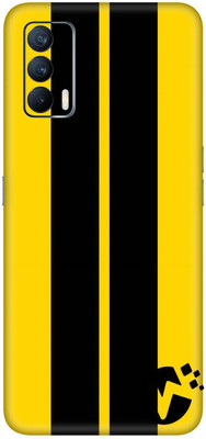 wrap craft REALME X7 5G Mobile Skin(Yellow,Black)