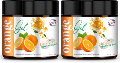 UCY Refreshing Orange Face Gel Moisturiser - Pack of 2(200 g)