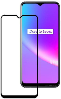 Q Box Edge To Edge Tempered Glass for realme c25, realme c25s(Pack of 1)