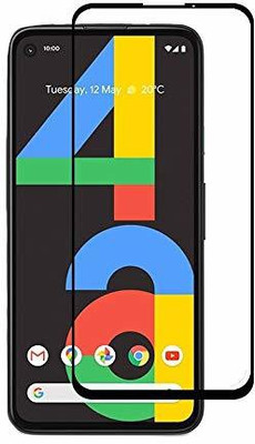 VISHZONE Edge To Edge Tempered Glass for Google Pixel 4a(Pack of 1)