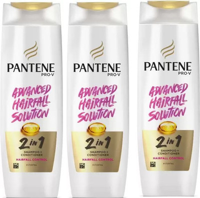 PANTENE Shampoo + Conditioner Hair fall Control Shampoo 340 Ml *3 Pcs(1020 ml)