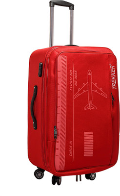 TREKKER Jumbo Expandable  Check-in Suitcase 4 Wheels - 28 inch