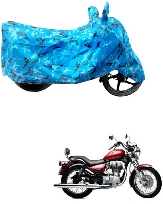 HYBRIDS COLLECTION Two Wheeler Cover for Royal Enfield(Twin spark, Blue)