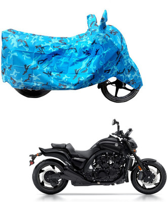 HYBRIDS COLLECTION Two Wheeler Cover for Yamaha(VMAX, Blue)
