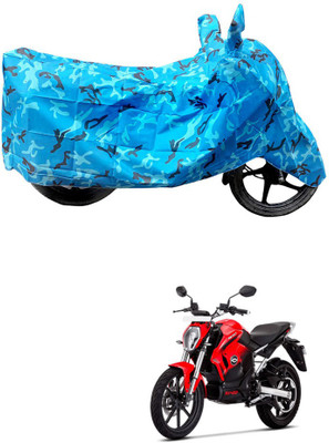 HYBRIDS COLLECTION Two Wheeler Cover for Revolt(RV 400, Blue)