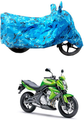 HYBRIDS COLLECTION Two Wheeler Cover for Kawasaki(ER 6N, Blue)