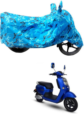 HYBRIDS COLLECTION Two Wheeler Cover for Okinawa(Lite, Blue)
