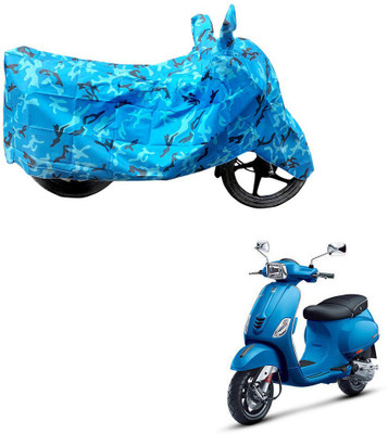 HYBRIDS COLLECTION Two Wheeler Cover for Vespa(Vespa SXL 150, Blue)