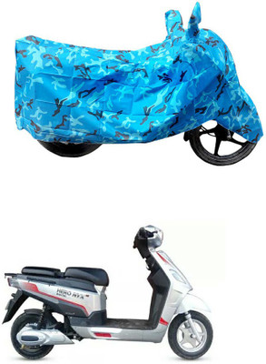 HYBRIDS COLLECTION Two Wheeler Cover for Hero Electric(Electric NYX e5, Blue)