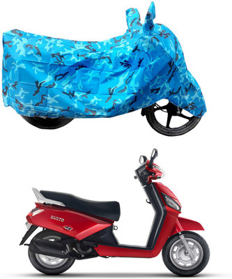 HYBRIDS COLLECTION Two Wheeler Cover for Mahindra(Gusto, Blue)