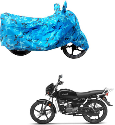 HYBRIDS COLLECTION Two Wheeler Cover for Hero(Splendor, Blue)