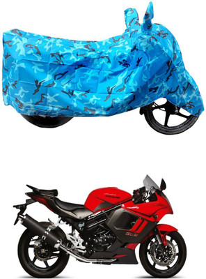 HYBRIDS COLLECTION Two Wheeler Cover for Hyosung(GT650R, Blue)