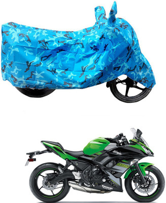 HYBRIDS COLLECTION Two Wheeler Cover for Kawasaki(Ninja 650, Blue)