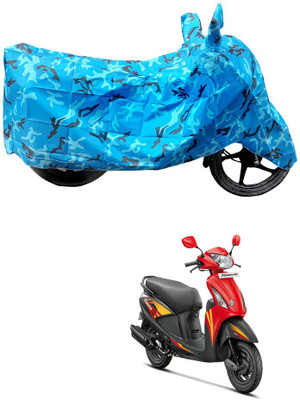HYBRIDS COLLECTION Two Wheeler Cover for Hero(Pleasure, Blue)