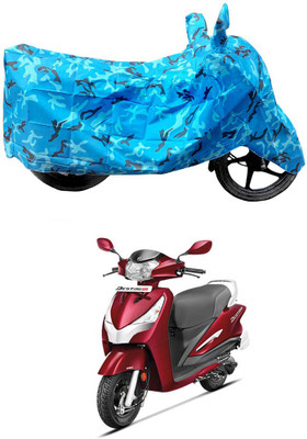 HYBRIDS COLLECTION Two Wheeler Cover for Hero(Destini 125, Blue)