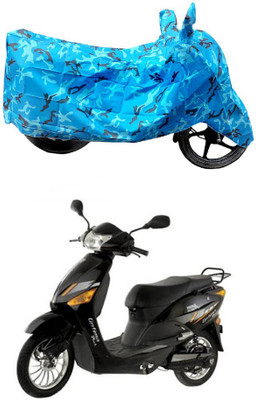 HYBRIDS COLLECTION Two Wheeler Cover for Hero Electric(Electric Zippy, Blue)