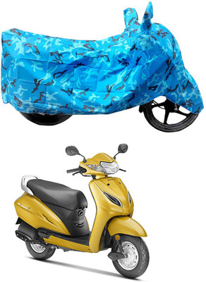 HYBRIDS COLLECTION Two Wheeler Cover for Honda(Activa 5G, Blue)